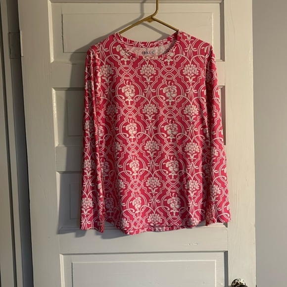 IBkUL Pink Floral Long Sleeve - Picture 1 of 4